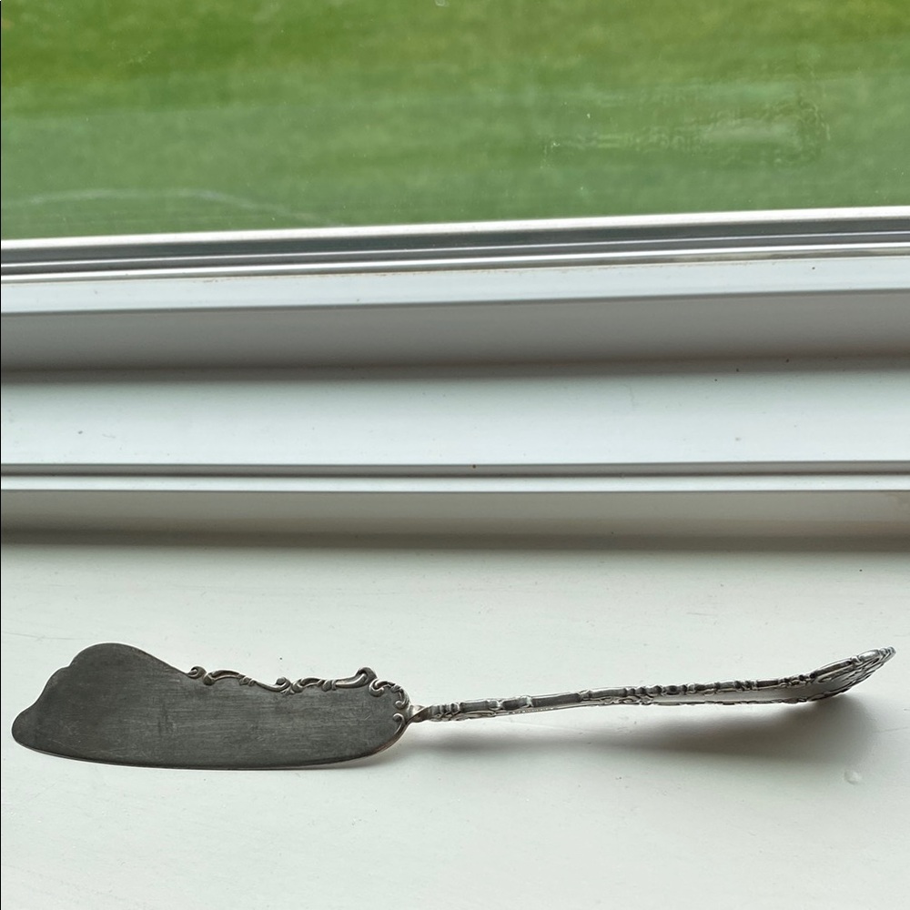Wm. Rogers Antique Silver Plated Master Butter Knife!